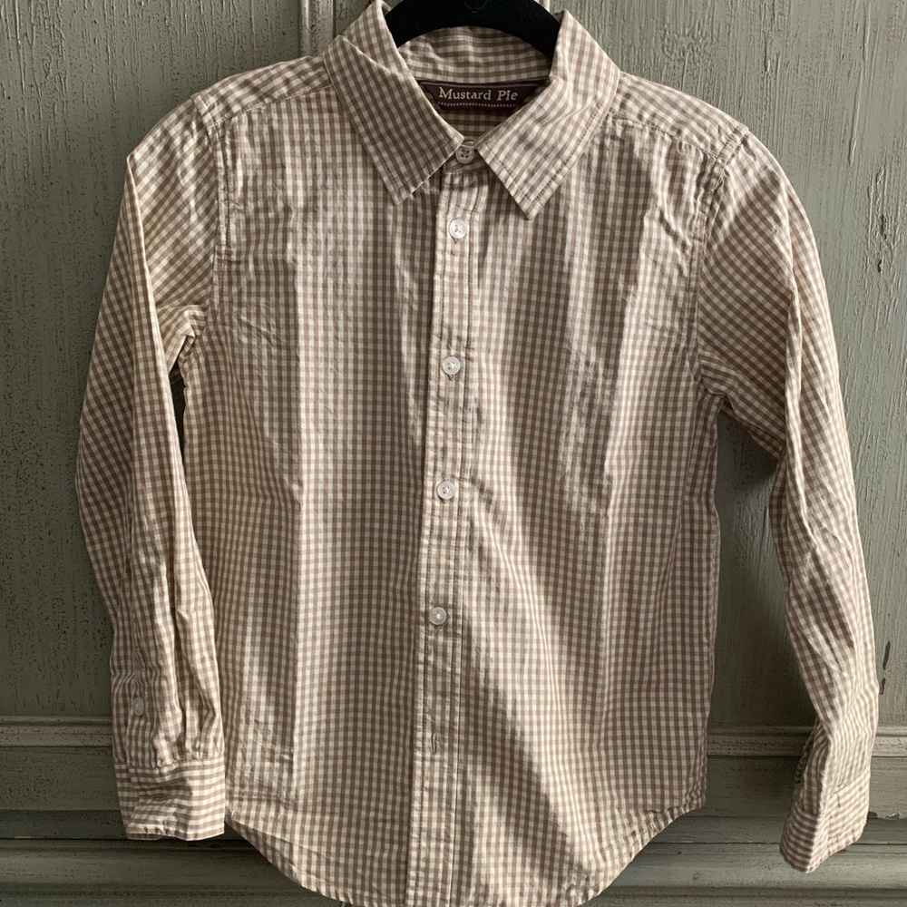 Mustard Pie boys shirt sz 8